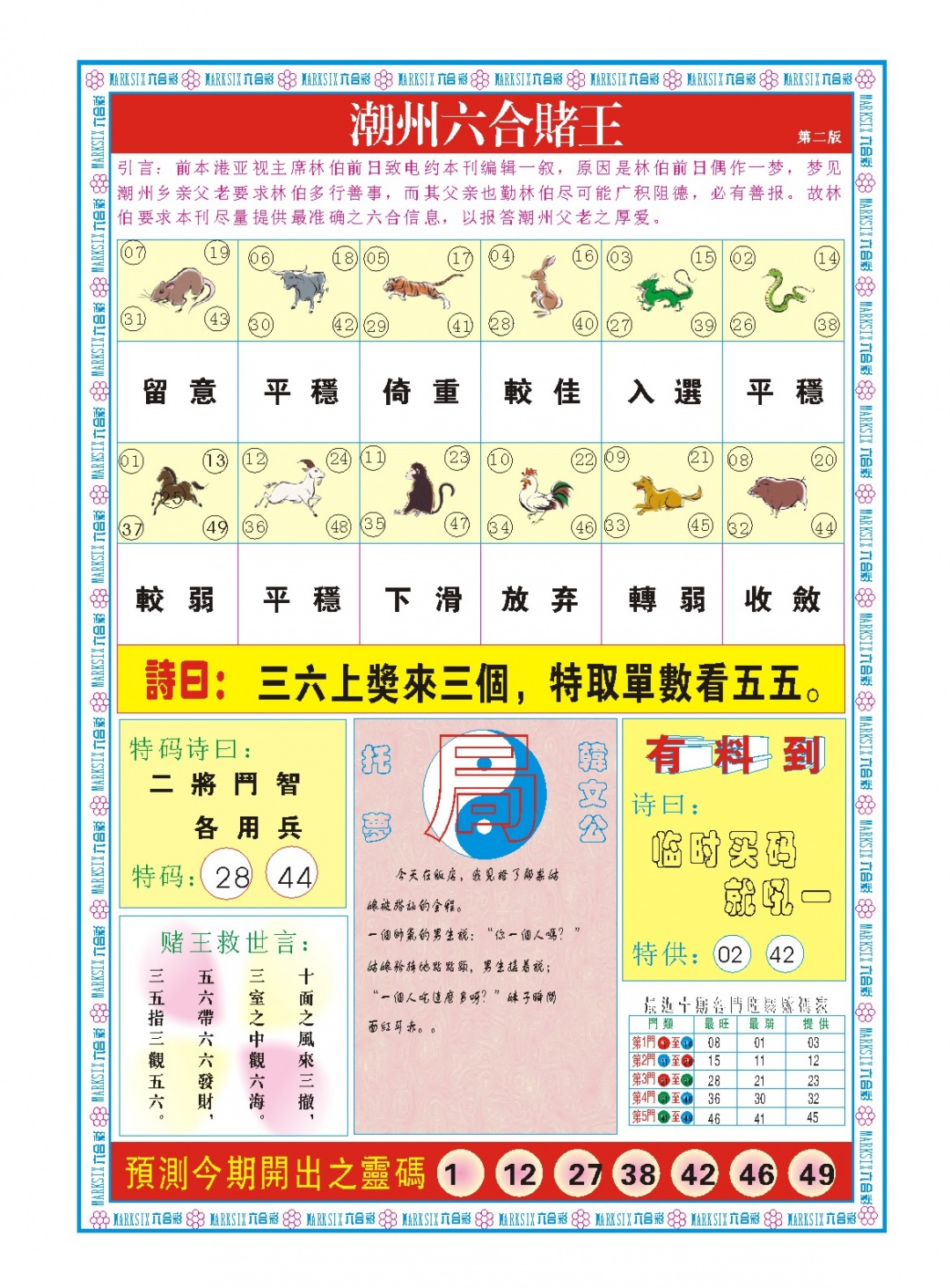 076期潮州六合赌王B[图]