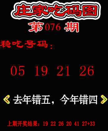 076期庄家吃码图[图]